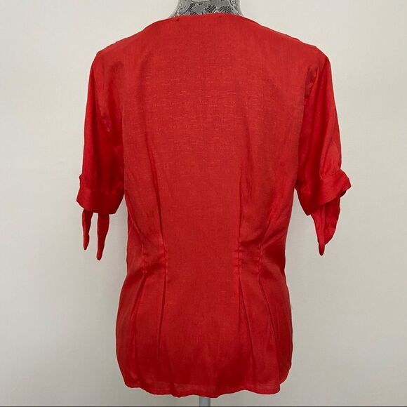 One love clothing - NWT - Coral Button down blouse - Picture 7 of 8